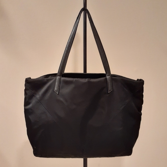 SOLD - Furla Calypso Nylon Shoulder Bag in Onyx - Picture 3 of 16